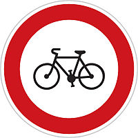 B8 Zákaz vjezdu jízdních kol