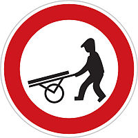B10 Zákaz vjezdu ručních vozíků