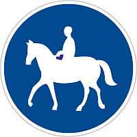 C11a Stezka pro jezdce na zvířeti