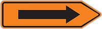 IS 11c Směrová tabule pro označení objížďky